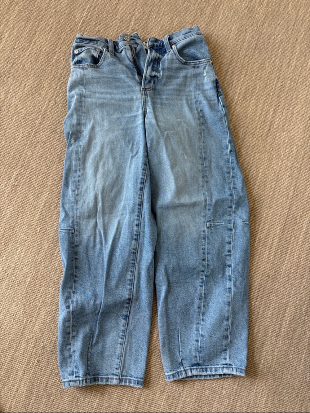 Pistola barrel Light Blue Women's Relaxed Fit Jeans